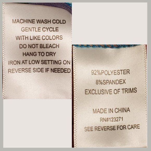 Stella Tweed Tie Dye Peace Long Sleeve Shirt - Picture 8 of 8